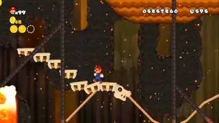 Newer Super Mario Bros Wii # World 8-A Dragonride Firesea