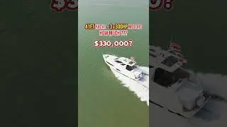 🚤💨 41ft yacht with 3 x 300hp motors&mdash;guess the price!