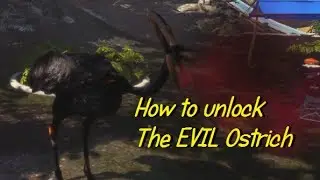 Goat Simulator: How to Unlock The DEVIL/EVIL Feather Goat Ostrich! (Tips & Tricks)