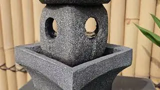 Japanse Pagode Fontein met LED | Rustgevende Mini Waterval voor Binnen & Buiten