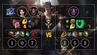 LNGA keke Sett vs Thresh Sup - KR Patch 10.12