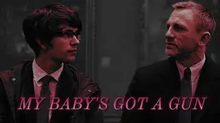 00Q // james bond &times; Q // my baby's got a gun