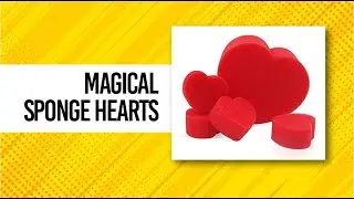 Magical Sponge Hearts Magic Trick Video 2