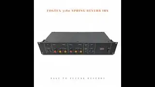 FOSTEX 3180 SPRING REVERB IRS! OFF ON DEMO