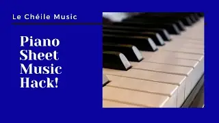 How to Tape Sheet Music Together the Right Way