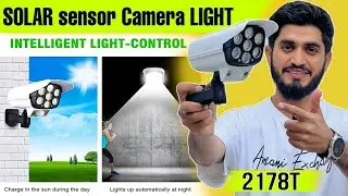 Solar Sensor Light Dummy Camera😳|| Fake camera Shaped Light || Tanu Superstar