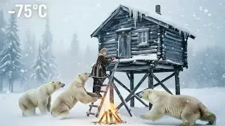 Surviving -75°C Defending The Last Sheep From Polar Bears Life On The Edge Of The Frozen North 