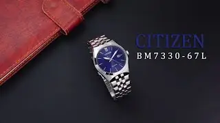 Review đồng hồ Citizen BM7330-67L nền mặt số xanh kích thước 40mm.