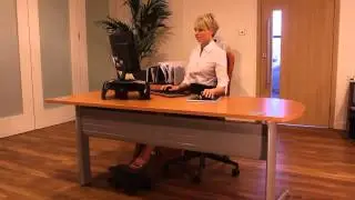 Fellowes Ideal Monitor Working