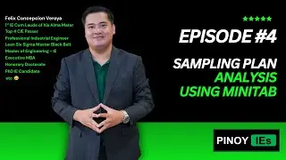 PINOY IE | Episode 4 |  Sampling Plan Analysis Using Minitab
