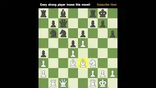 Every strong player knows this move!! #bishopsacrifice #chesschallenge #tacticstime