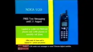 Advert, 025 Telecom NZ Nokia 5120i  VHS