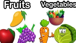 English Friuts And Vegetables Nameफल के निम|Learn English For SimpleAbc|@kidseducation