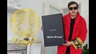 Red Versace Bathrobe Unboxing for my birthday party. Is it worth 395 Euros?