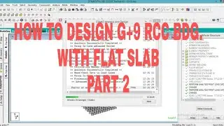 How to design G+9 multistorey residential building - part 2