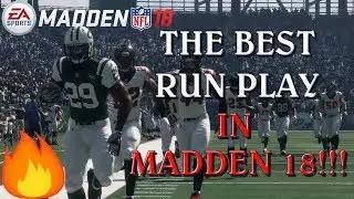 Madden 18 - Best Run Play in the game (I Form Close)