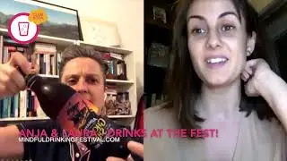 Laura and Anja on Drinks at the January Mindful Drinking Fest