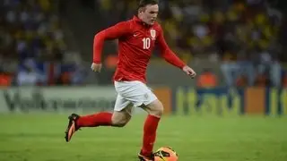 Wayne Rooney fantastic goal England vs Brazil at the Maracan&atilde; (UK only)