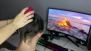 #ASMR Massage - ASMR female neck, head, back and scalp massage #АСМР массаж головы и шеи