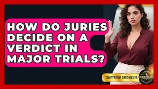 How Do Juries Decide On A Verdict In Major Trials? - Courtroom Chronicles