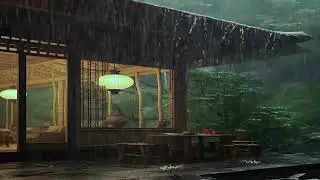 10 HOURS  Rain sound for sleeping on Window 🌧️  Heavy Rain Sounds for Insomnia, Study, Relaxation