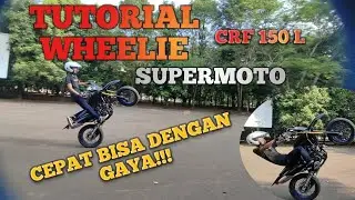 TUTORIAL WHEELIE SUPERMOTO ‼️DICOBA LANGSUNG BISA