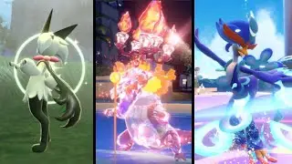 Starter Signature Move Animations - Pokemon Scarlet and Violet