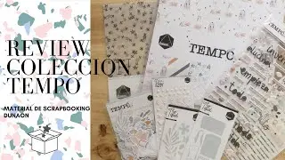 REVIEW:  COLECCI&Oacute;N TEMPO - DUNAON - MATERIAL DE SCRAPBOOKING