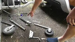 Trailer jockey wheel replacement