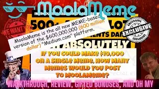 🔻 MoolaMeme 🍎 REVIEW DEMO ❤️&zwj;🔥 Make Money Creating Memes With MoolaMeme🔻