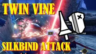 Sunbreak - Lance Twin Vine Silkbind Attack on Lucent Nargacuga