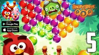 Angry Birds POP | Gameplay Walkthrough - Part 5 | (iOS & Android) | DKIceGamerz