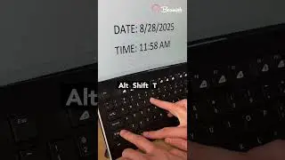 Quick shortcut for date & time in Word 💻 #easy #windows #computer #trick