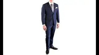 Navy Blue Mens's Formal wear Slim Fit Suit - 2 Piece Suit HART from Ferrecci Formal Wear