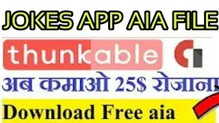 Jokes app aia file for thunkable