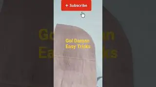 How to fold gol daman/ tips& tricks.#stitching #ussewtips