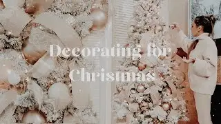 How to Decorate a Glamorous Christmas Tree 2021! A Cozy Decorating my Christmas Tree Routine!