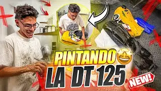 PINTANDO MI MOTO DT 125 🤩🎨🖌️