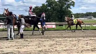 Nicole&rsquo;s King &  jockey Yan Rodriguez won for trainer Miguel Rodriguez & owner Holiday Luck Racing  
