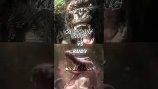 King Kong (2005) vs Rudy #vsedit #viralshorts #kingkong #iceage #monsterverse