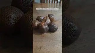 Salak (snakeskin fruit) | fruit of Indonesia #salak #tropicalfruits #indonesianfood #snakeskin
