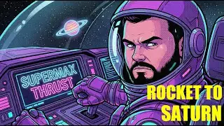 Rocket to Saturn | Upbeat Synthwave & Retrowave (Visual Comic)