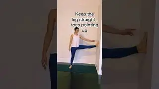Side Body Stretch using the wall #shorts #stretching #yoga