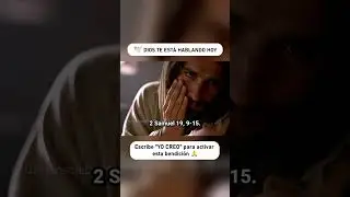 El mensaje de Dios para ti HOY: &iexcl;Paz y Restauraci&oacute;n! #Shorts