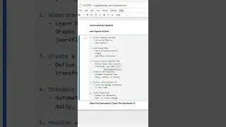 Automate Data Pipelines with Apache Airflow End-to-End Workflow