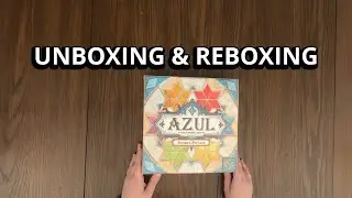 Azul: Summer Pavilion Board Game - What's Inside the box - Unboxing & Reboxing