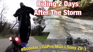 HELLYER PARK SCOOTER RIDE AFTER BAY AREA STORM | GOPRO MAX | SONY ZV-1 VLOG