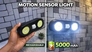 Motion Sensor Light for Home | Rechargeable | Easy DIY Project