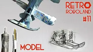 How to build landing gear using a pen and balsa wood (+ concept drawings)