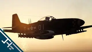 DCS: P-51D - Hit and Run ground attack [Train and Vehicles]
